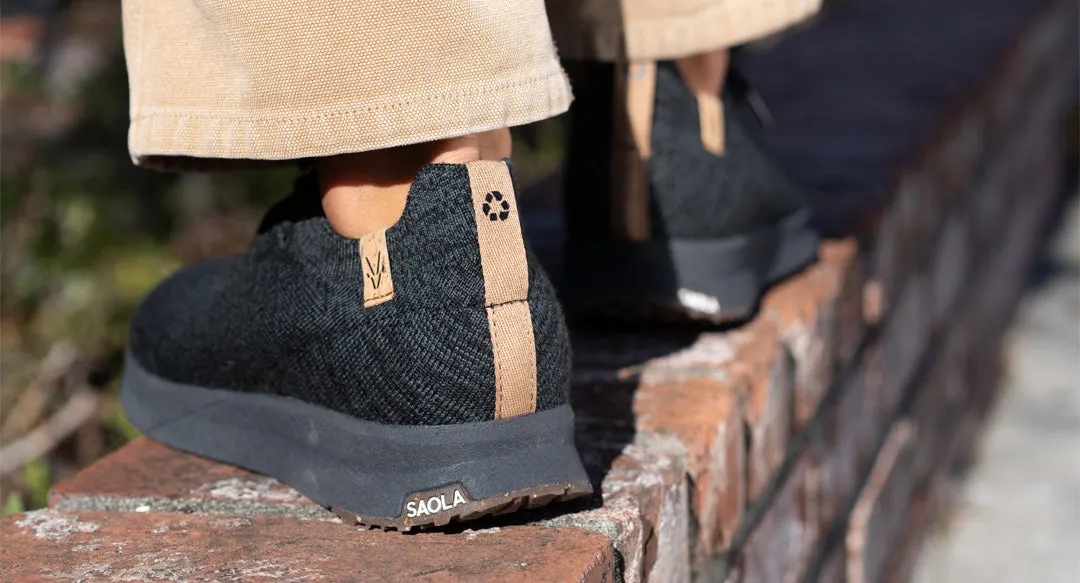 Tsavo M 2.0 Wool Black - Steel Grey Shu Shop Sneakers