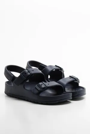 Famous Footwear Sandals Double Strap Sandal Navy