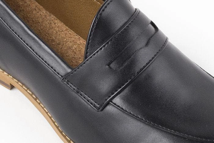 'Irene' Women's Vegan Loafers By Ahimsa - black Gq Loafers