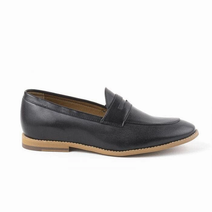 'Irene' Women's Vegan Loafers By Ahimsa - black Loafers Platforms