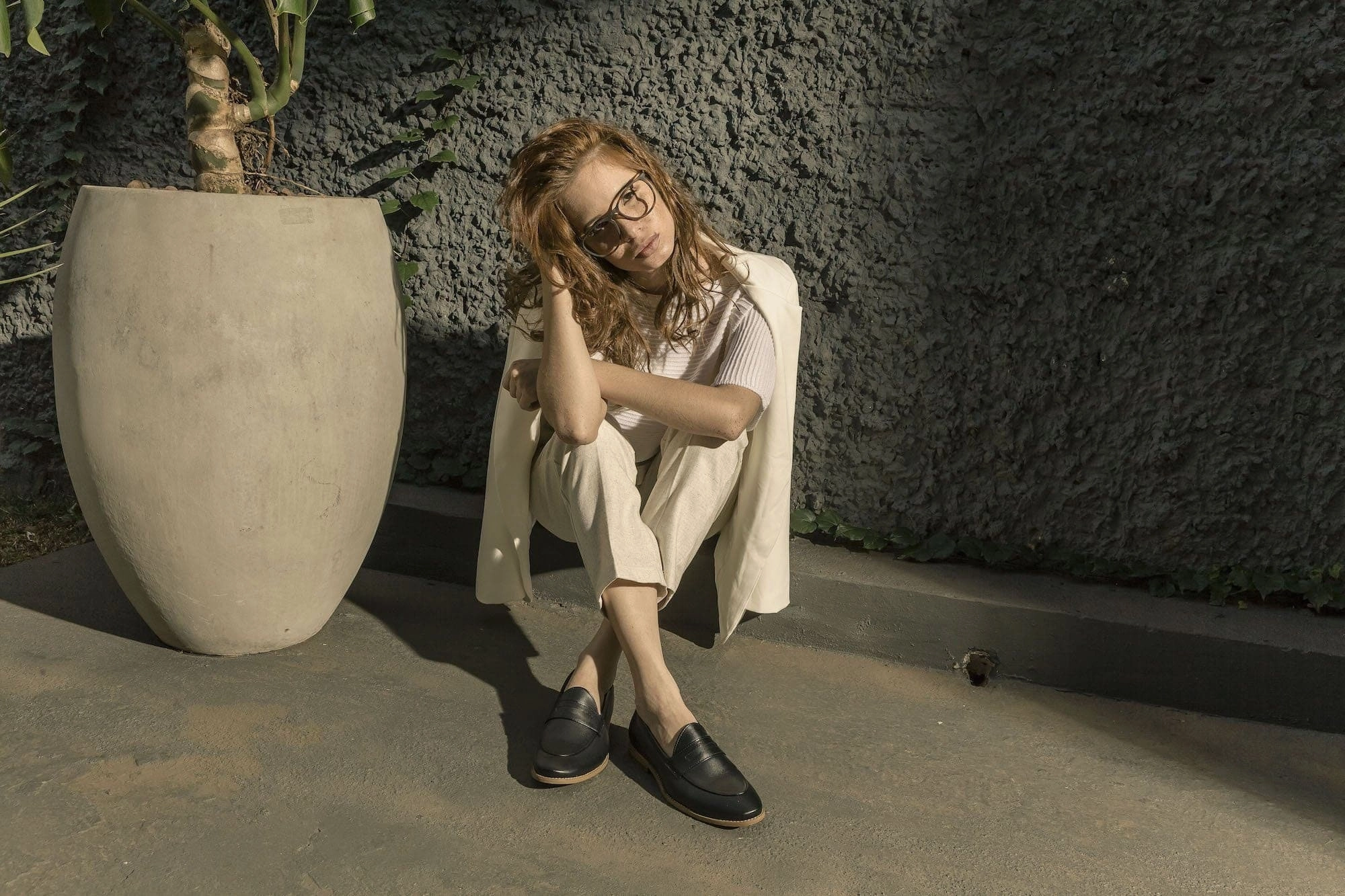 'Irene' Women's Vegan Loafers By Ahimsa - black Loafers Fur