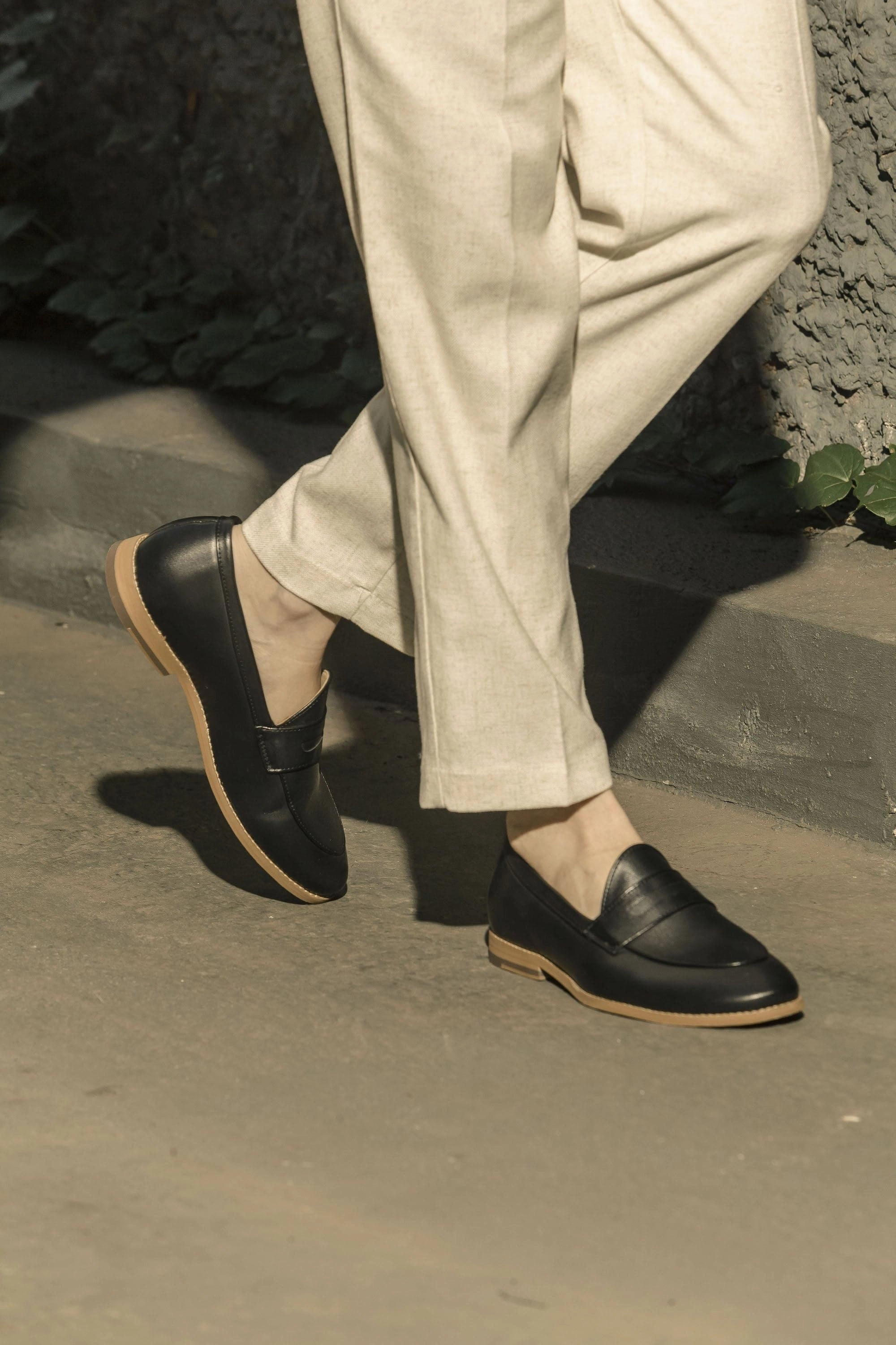 Edelman Loafers 'Irene' Women's Vegan Loafers By Ahimsa - black