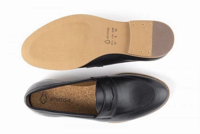 'Irene' Women's Vegan Loafers By Ahimsa - black Gucci Leather Loafers