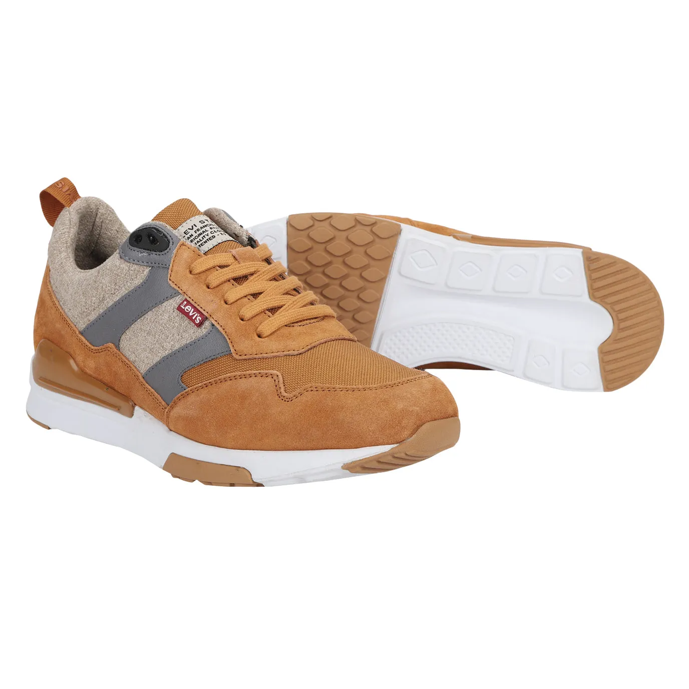 Men's Brown and Grey Colorblock Shoes Isabel Marant Sneakers Dupe