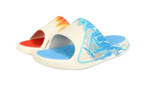 PEAK Tai Ji1.0 Shock Absorbers Slip Resistant Slide Slippers Men's Red Blue Mismatched Slippers That Are Like Shoes