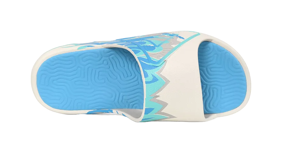 PEAK Tai Ji1.0 Shock Absorbers Slip Resistant Slide Slippers Men's Red Blue Mismatched Waterproof Slides