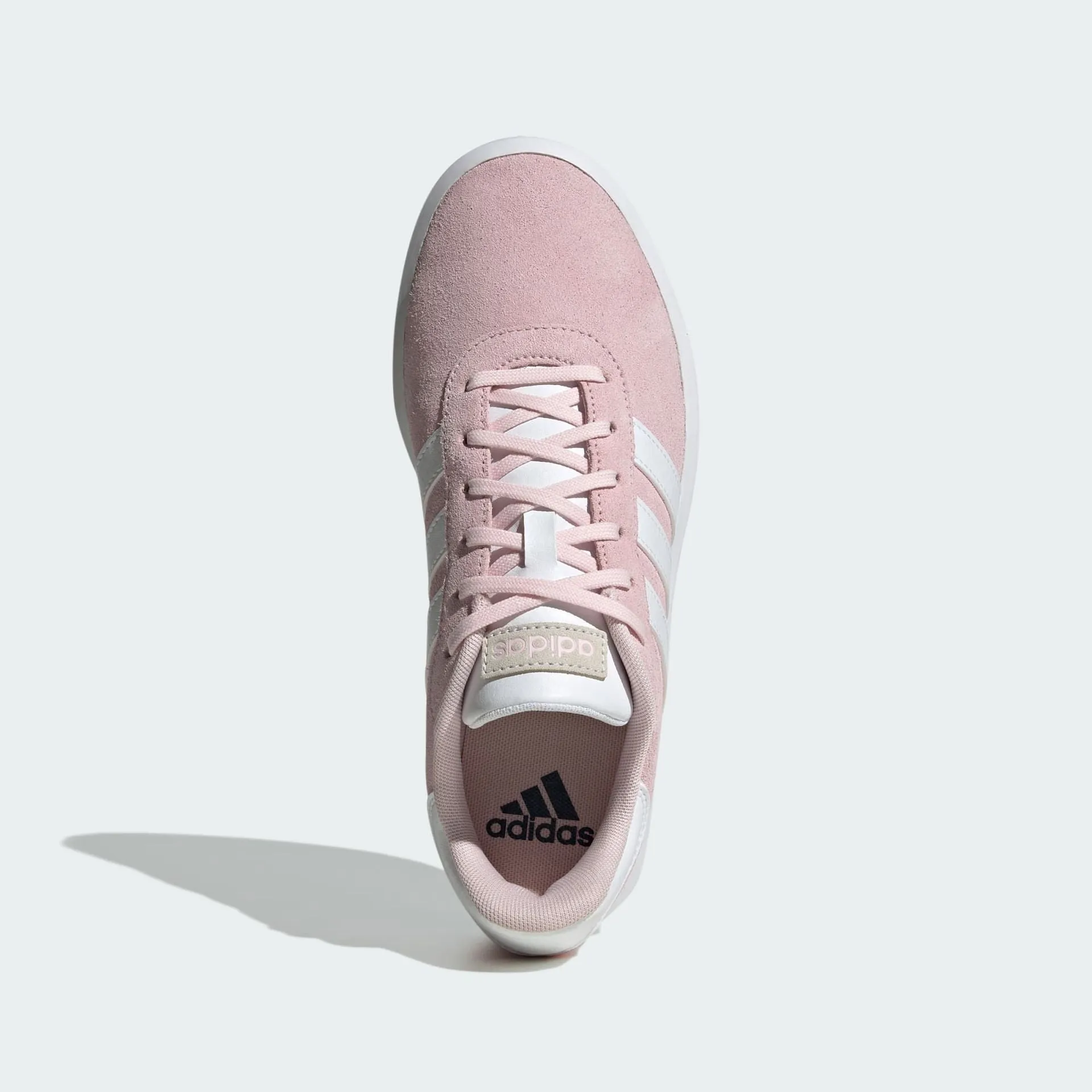COURT SILK SHOES - Clear Pink Adidas Team Basketball Shoes