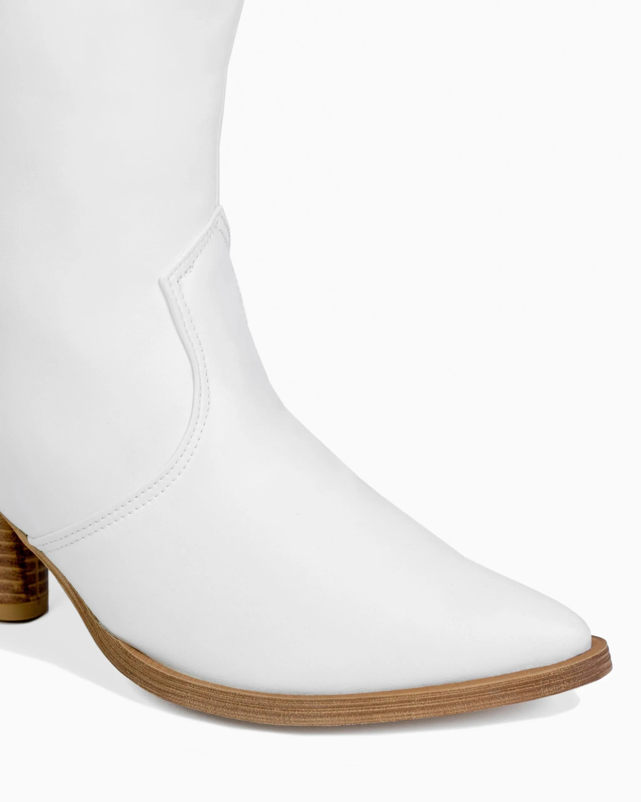 Cowboy White Nopal of Desserto - outlet Steel Toe Dress Boots