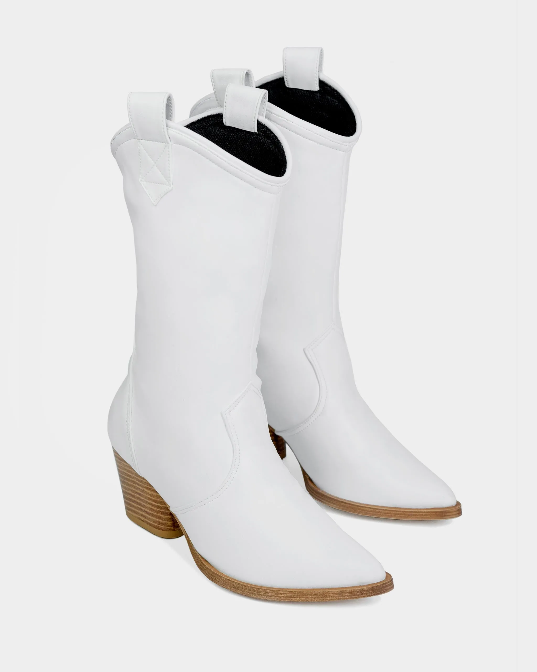 Cowboy White Nopal of Desserto - outlet Rattlesnake Skin Boots