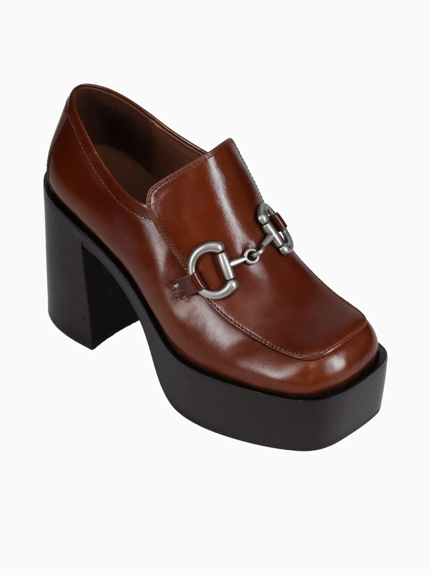 Sporting Loafers Curator Tan Silver leather