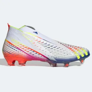 adidas Predator Edge  FG - White-Yellow-Blue Adidas Workout Shoe
