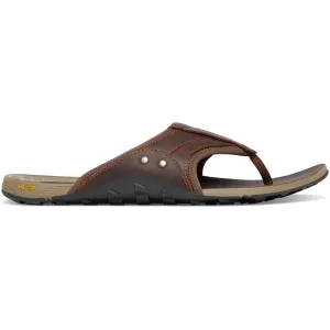 Danner Mens Lost Coast Grizzly Brown/Loam Brown Leather Sandals Shoes Sandals In Italy