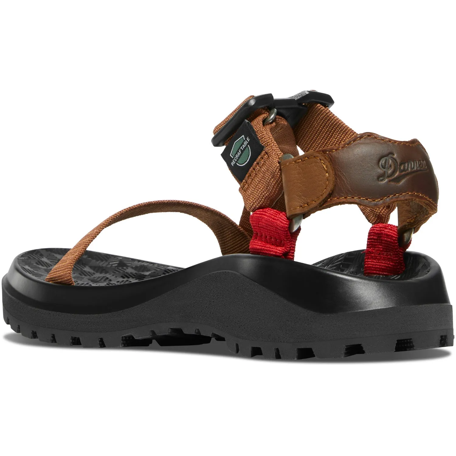 Danner Womens Wallowa Dope Dyed Grizzly Brown Nylon Sandals Shoes Lulu Sandals