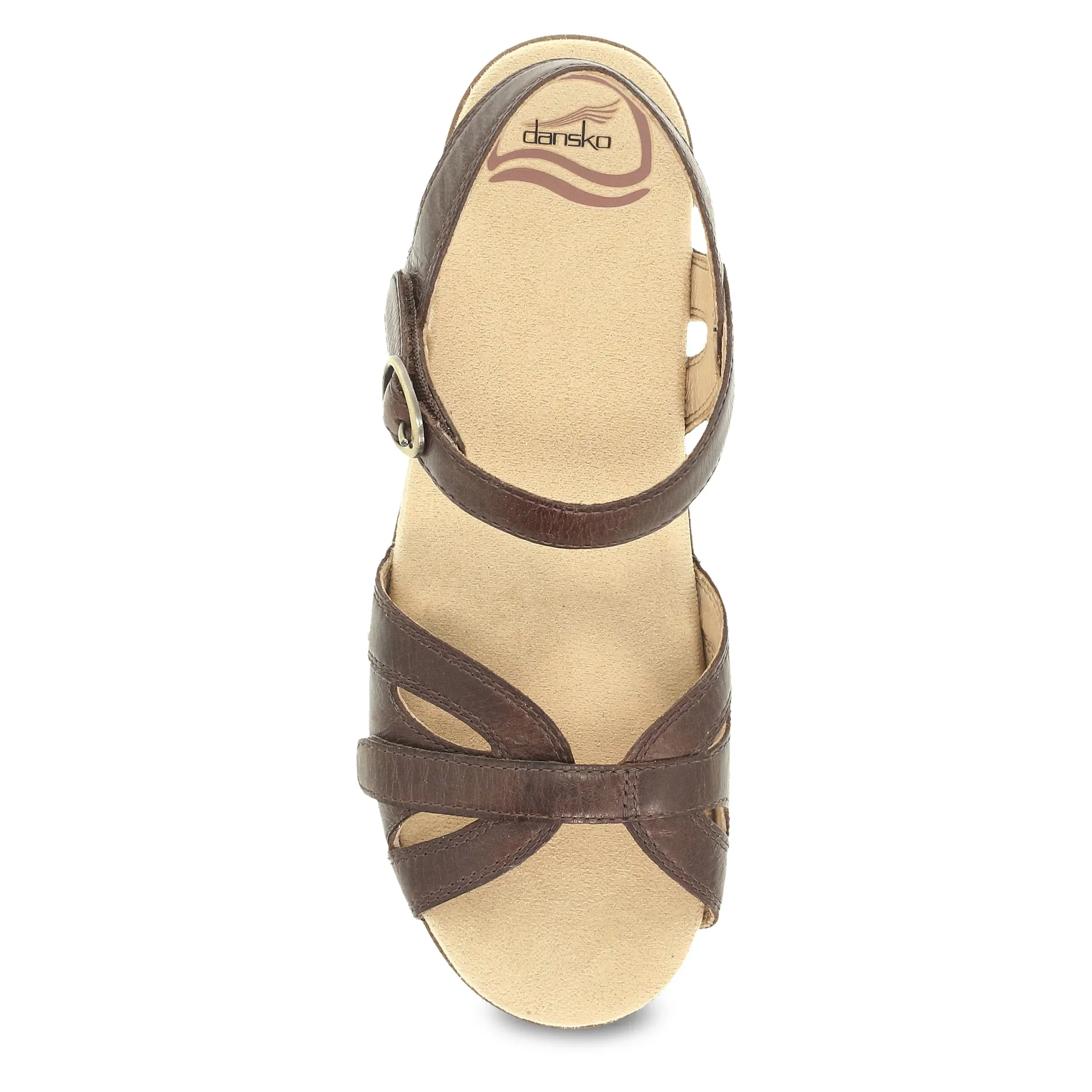 Sandals Sandals Dansko Season Pull Up Vintage Sandal - Teak