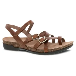 Dansko Women's Roslyn Sandal - Tan Waxy Burnished Sandals St Thomas