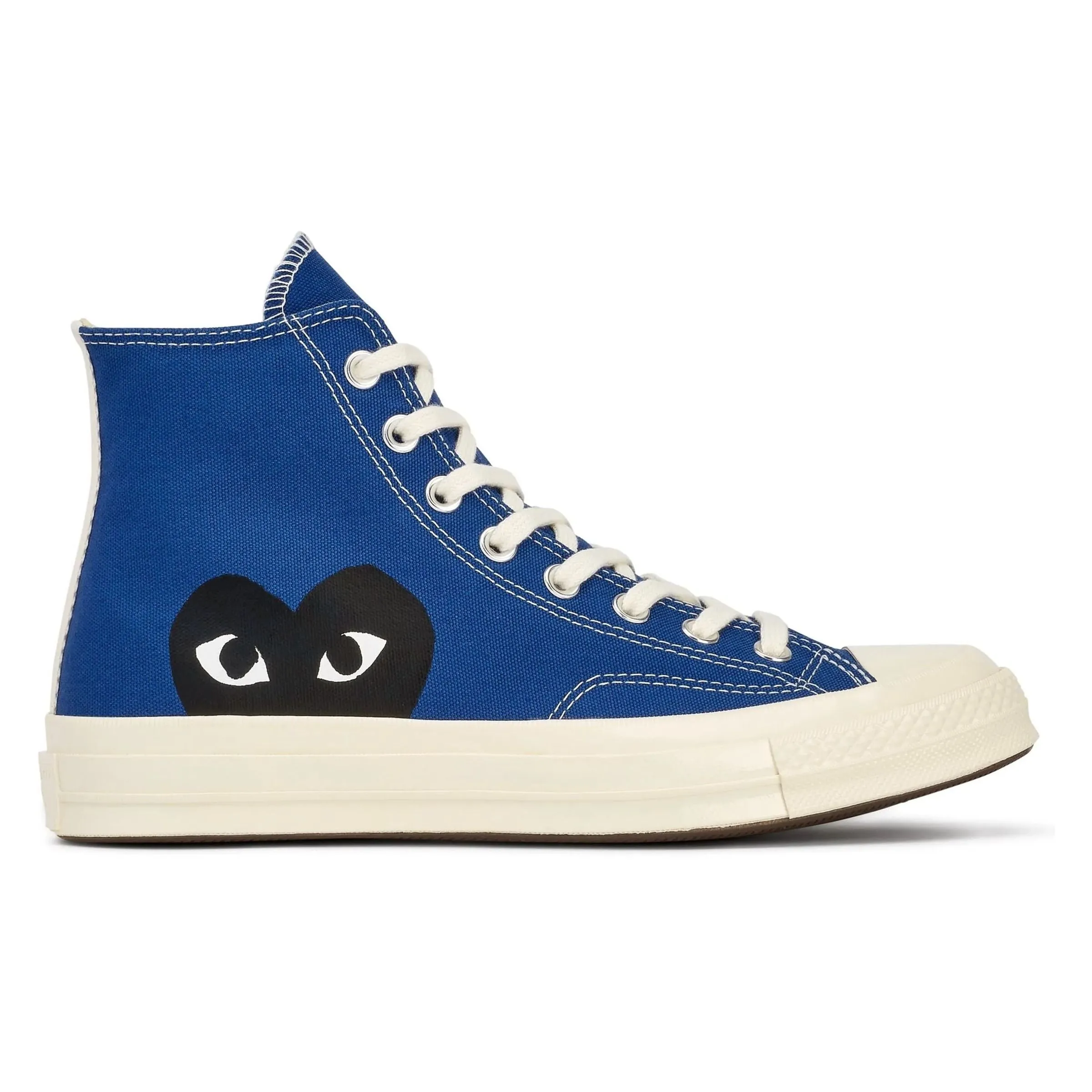 Dark Blue High Top Sneakers Semi Casual Leather Shoes