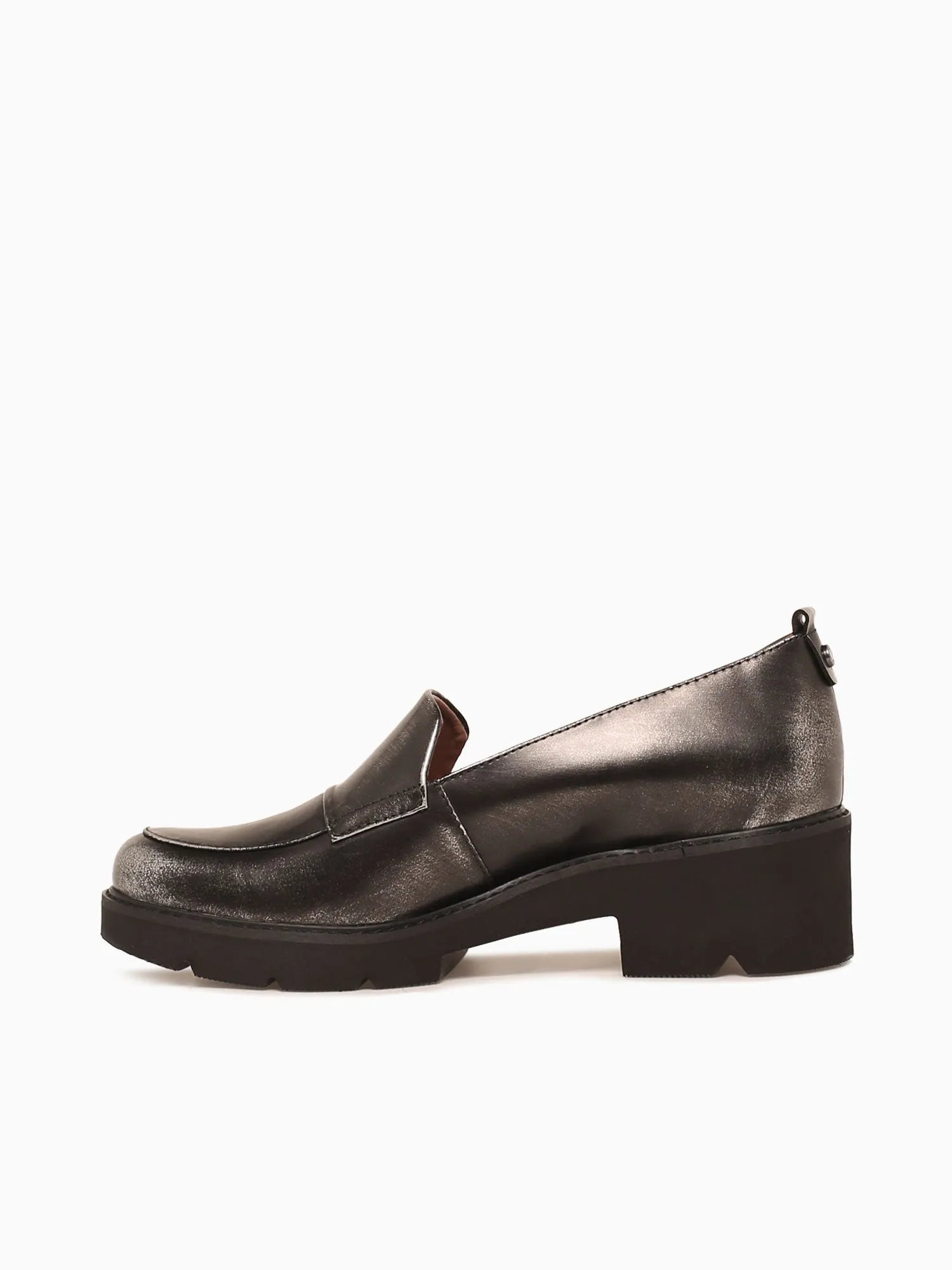 Designer Loafers Sale Darry Black Silver leather
