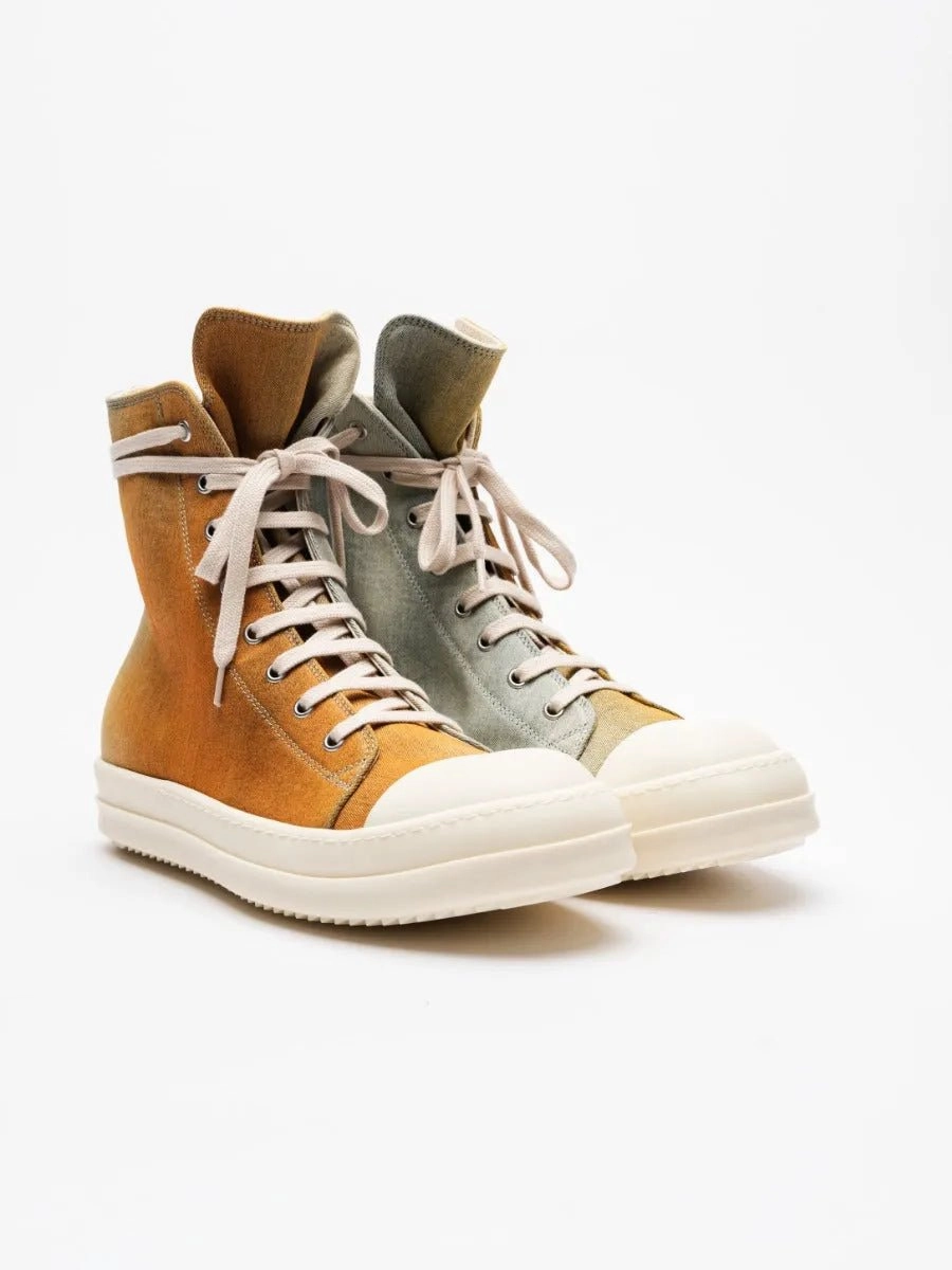 Zip Up Basketball Shoes DENIM SHOES