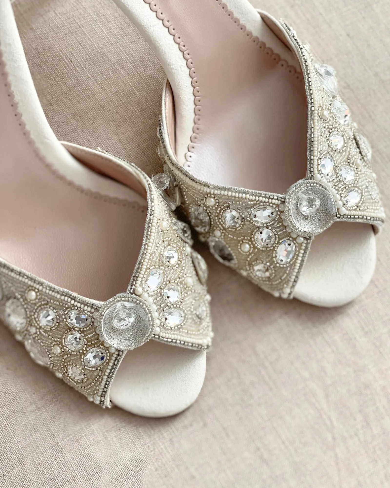 Mirabelle Ivory Suede