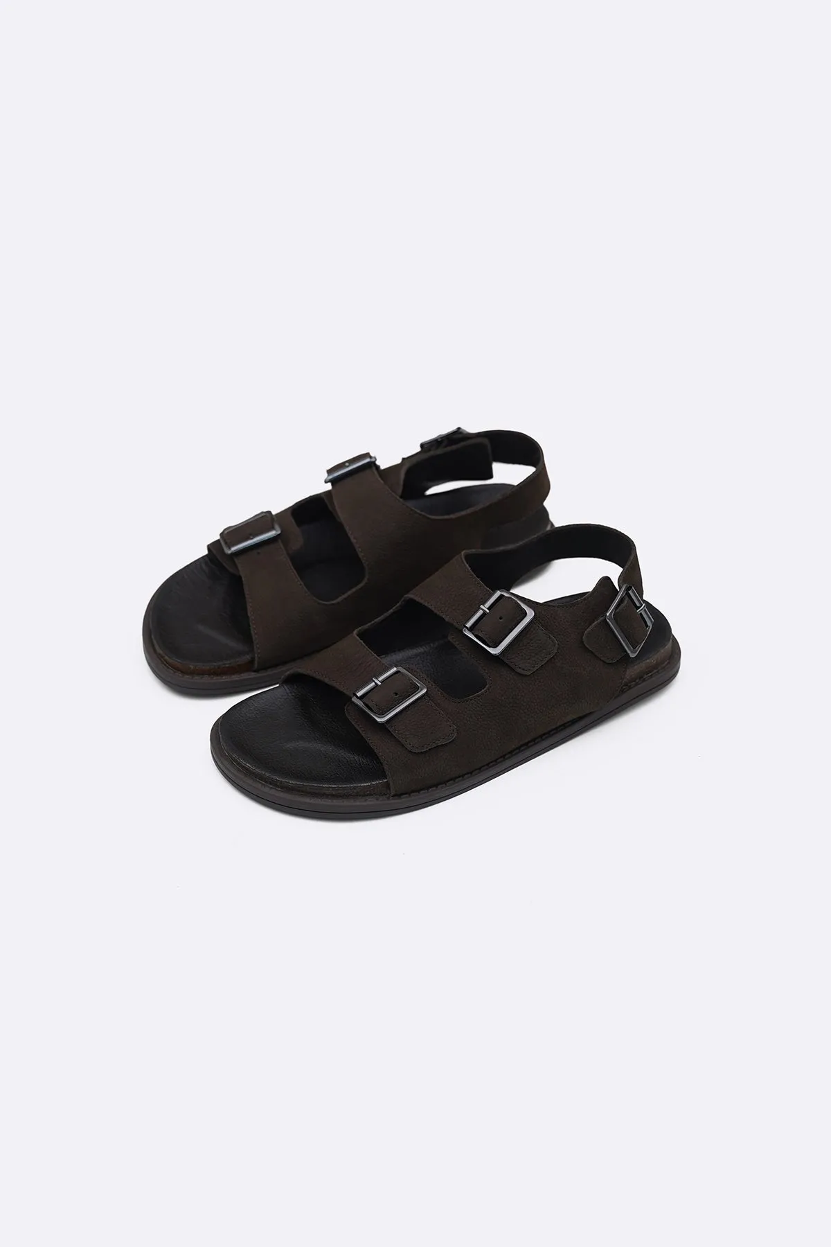 DOUBLE STRAP LEATHER SANDALS Vionic Sandals
