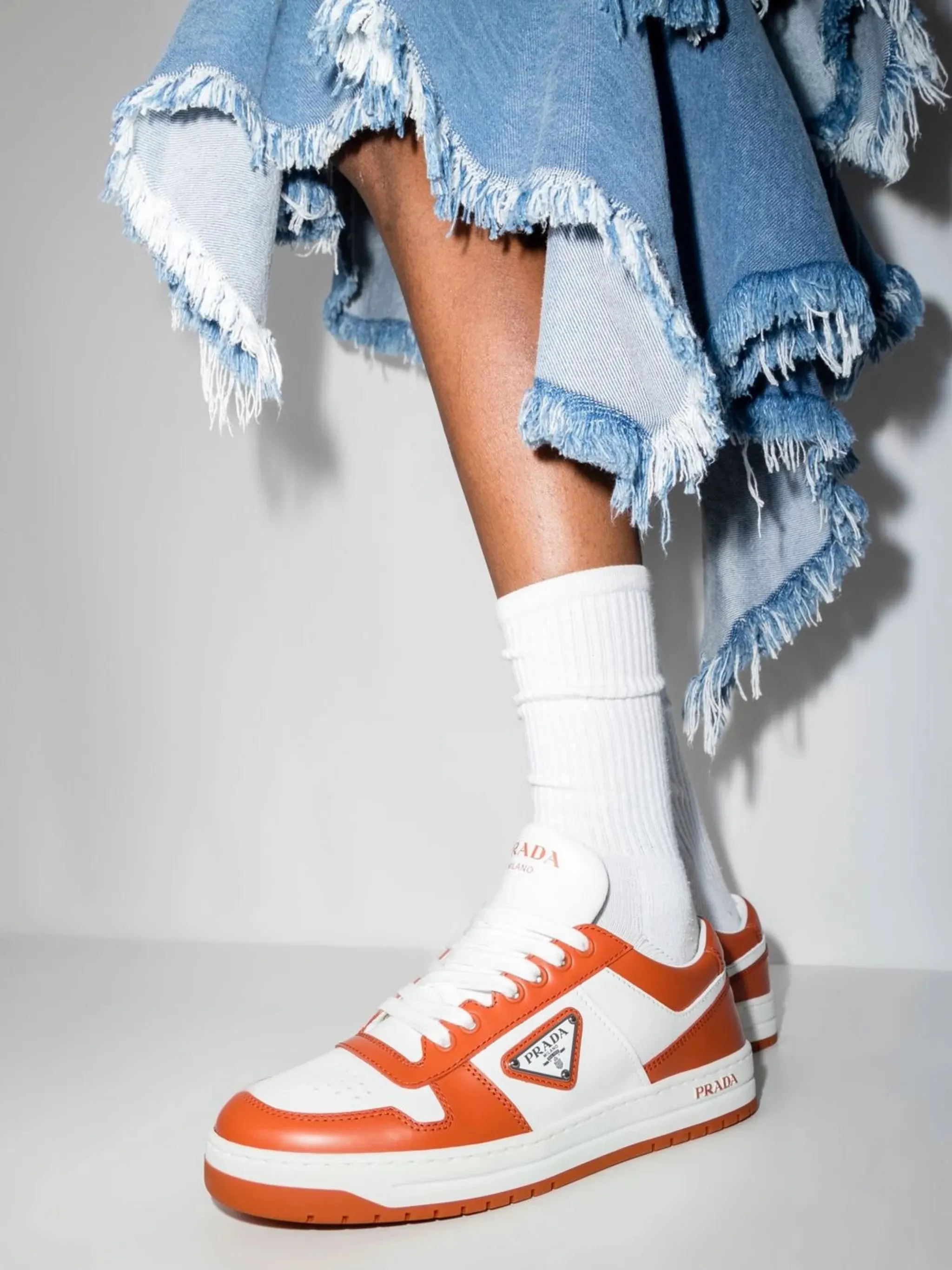 Downtown leather sneakers Flat Shoes Photos