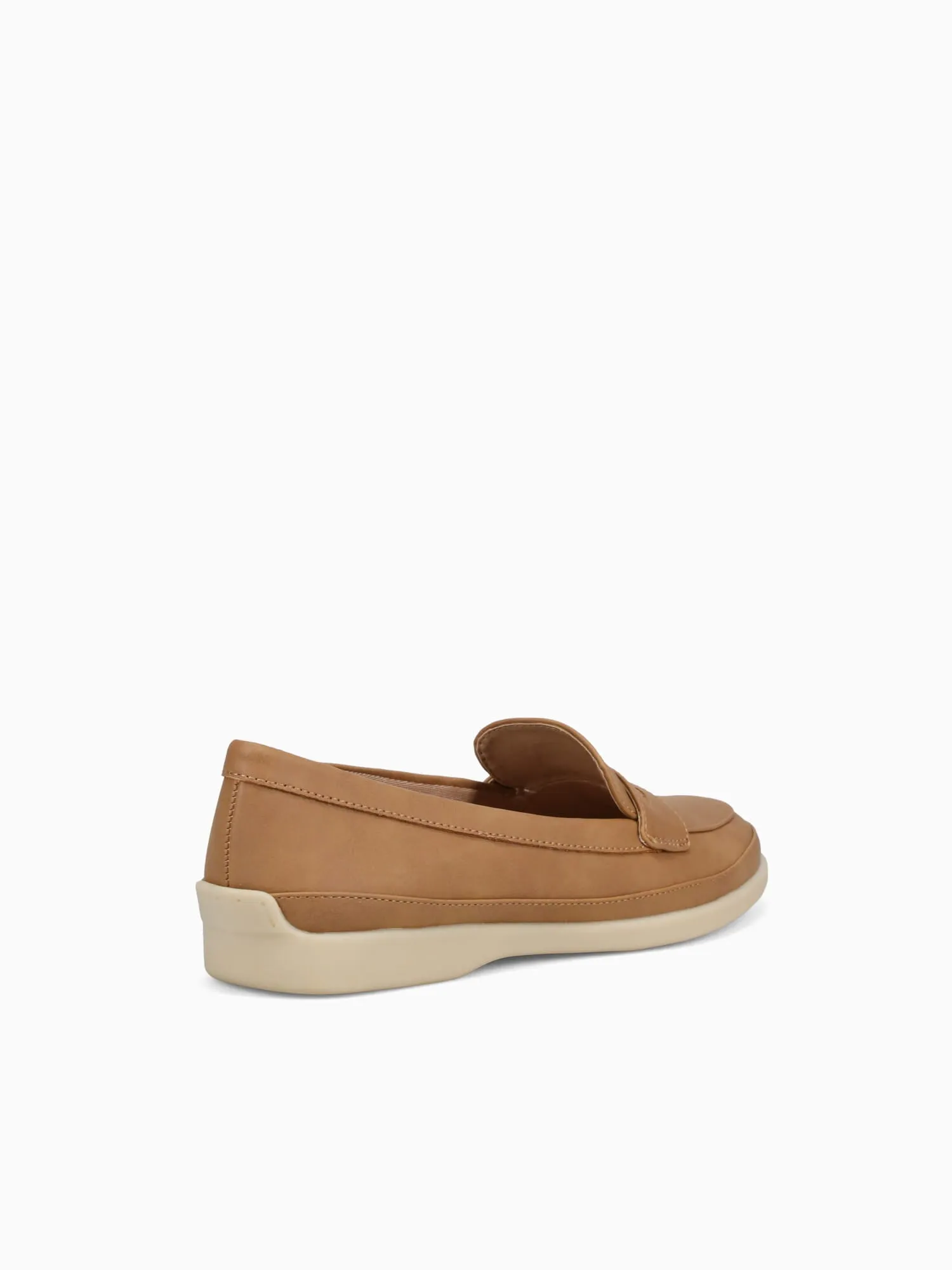 Malta Tan Thin No Show Socks For Loafers