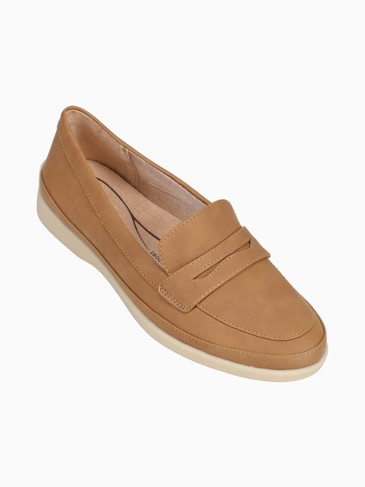 Malta Tan Loafers For Work
