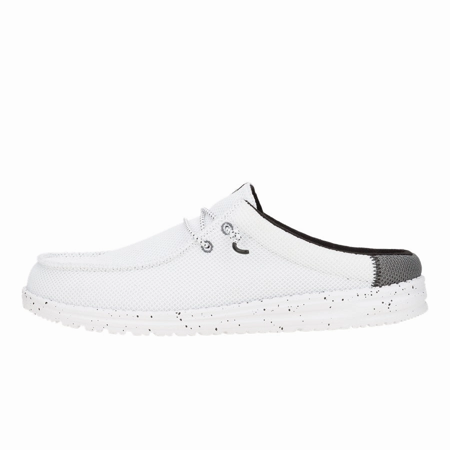 Wally Slip Varsity - White/Black Basketball Shoes Mb1