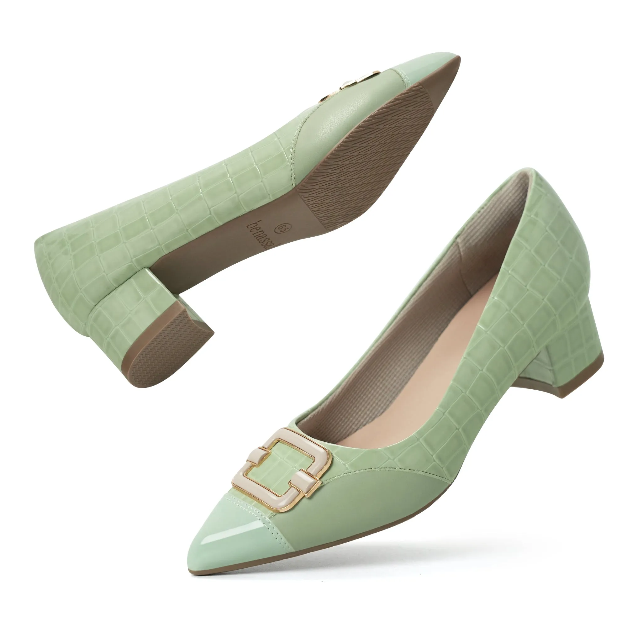 Green Pumps Dress-Sophia