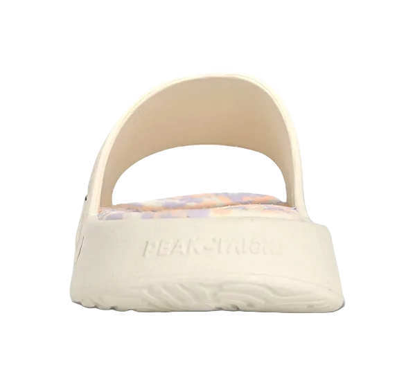 Ruby Slippers Stolen PEAK Tai Ji1.0 Quiet, Slip Resistant, Odor Resistant Slide Slippers Unisex Beige White Pink