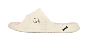 PEAK Tai Ji1.0 Quiet, Slip Resistant, Odor Resistant Slide Slippers Unisex Beige White Pink Killer Whale Sliders