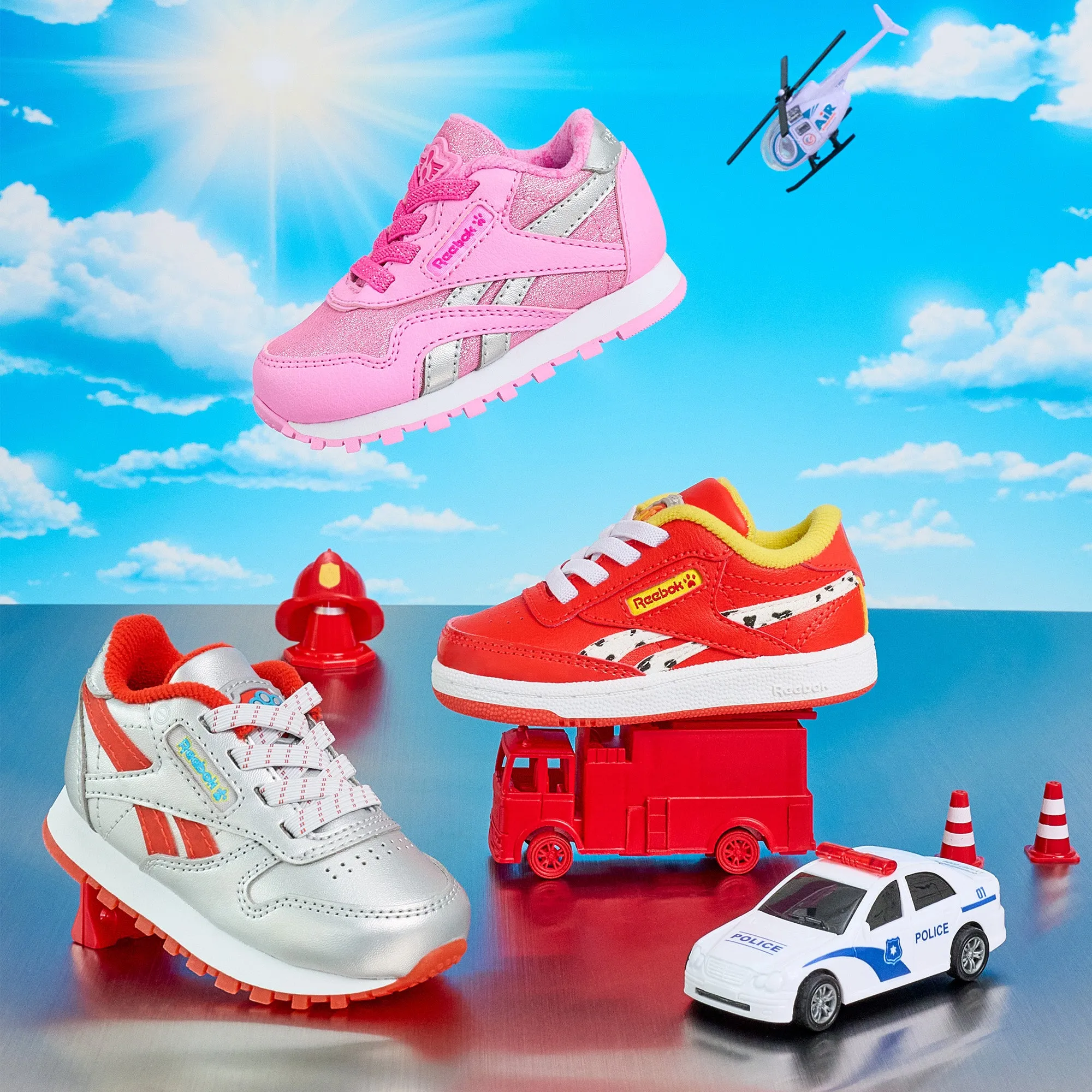 Convertible Heels To Flats Shoes Reebok x Paw Patrol Classic Nylon Shoes - Baby & Toddler