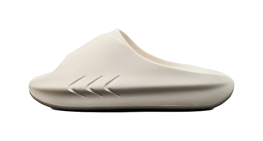 RIGORER Mini Shark Slide White Campfire Slippers