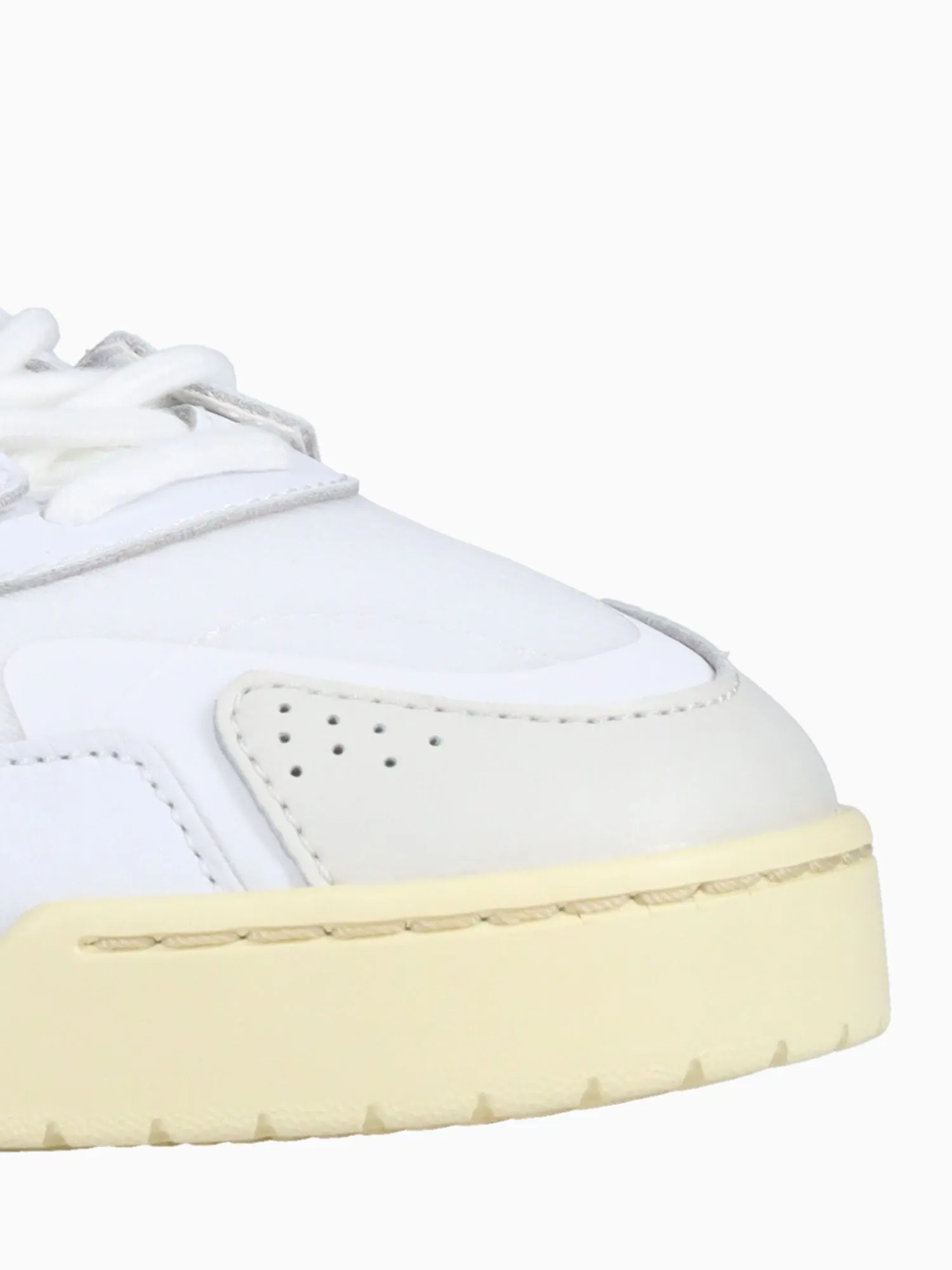 Lt 125 223 Wht Lt ylw leather Flat Sling Back Shoes