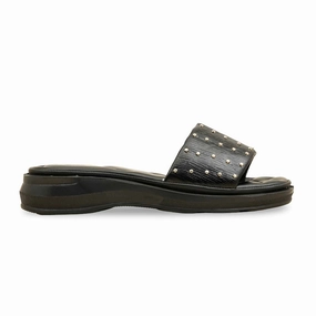 Flat Strappy Shoes Black Casual Softy For Women CL7204