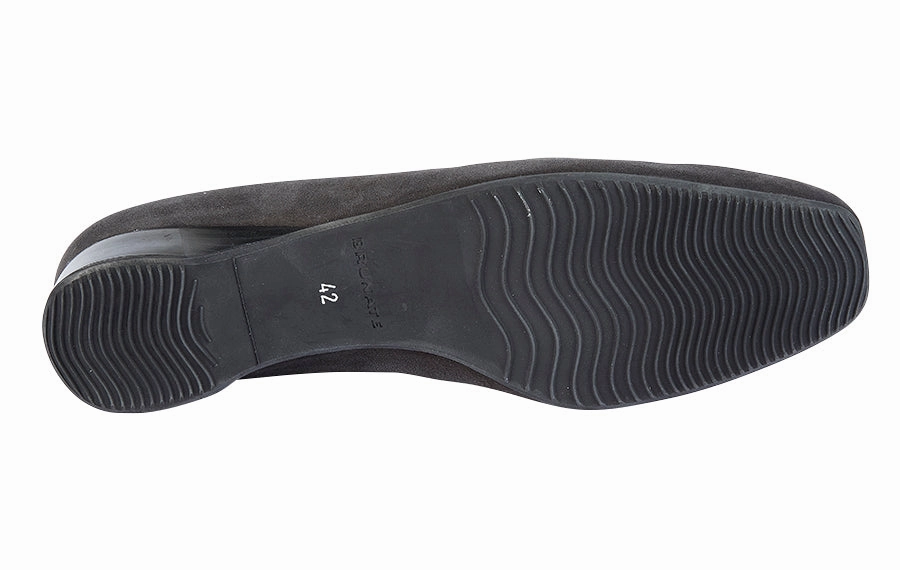 High Heeled Loafers Br Band Dark Grey