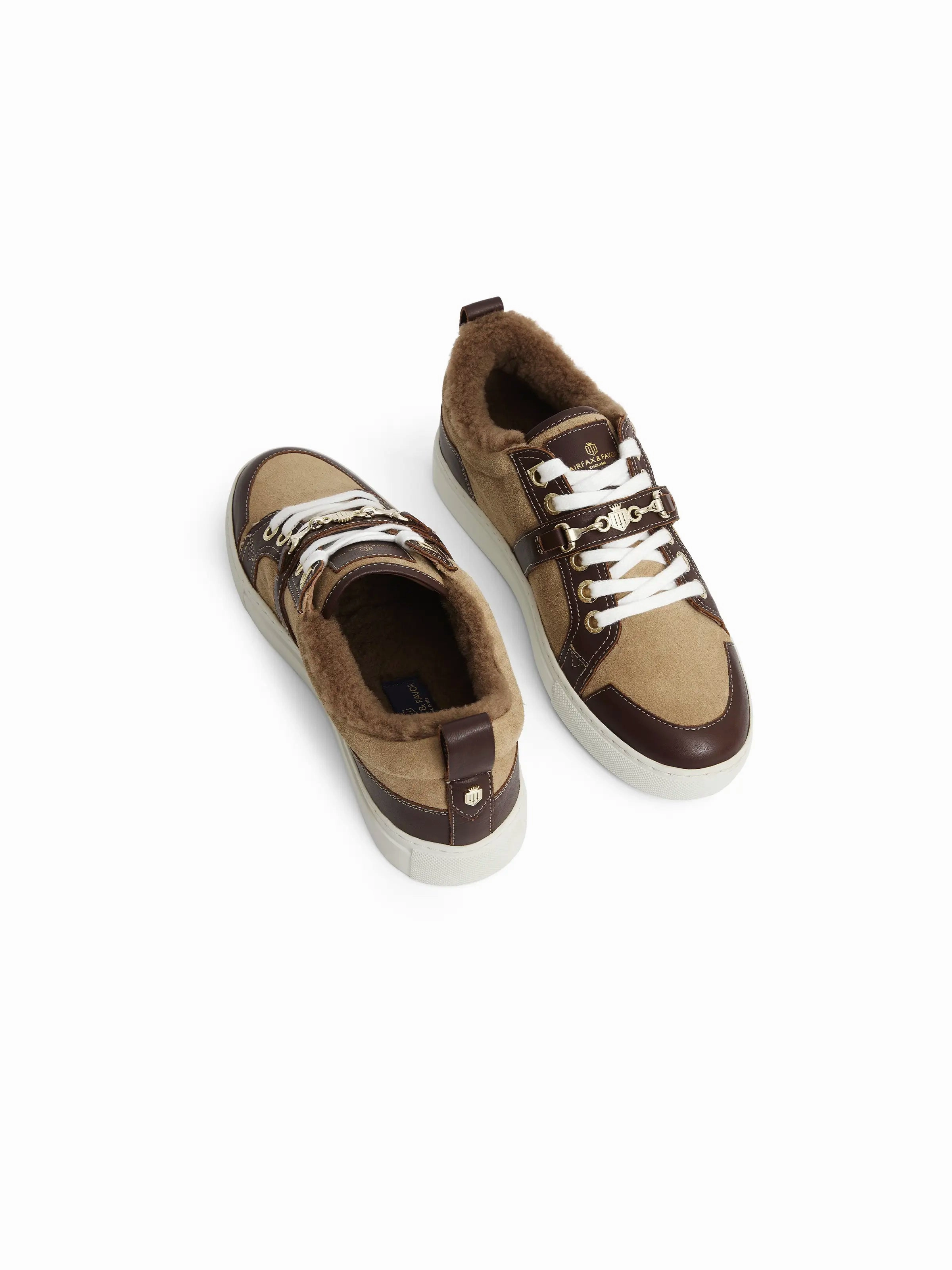 Outfit Loafers Edinburgh Trainer - Caramel Suede