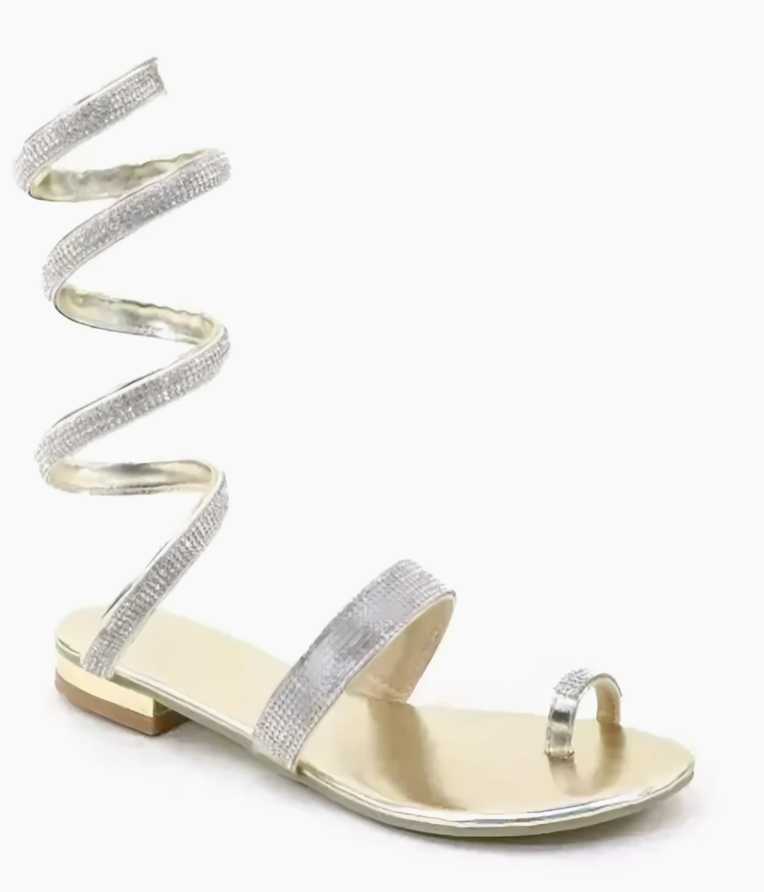 Beachwear Sandals Wrap Around Leg Studded Sandal