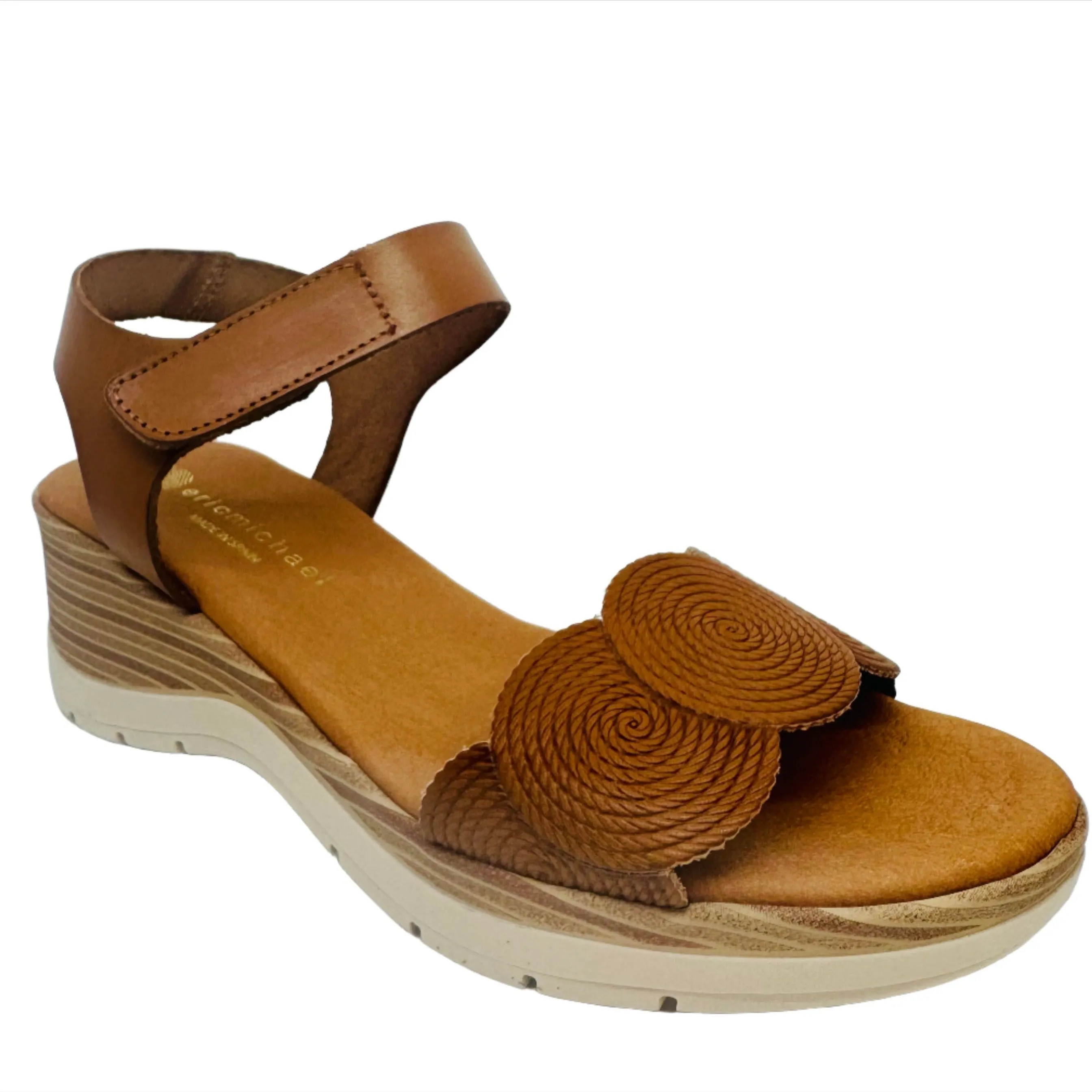 Eric Michael by Laurevan Women's Honey Sandal - Tan Inexpensive Birkenstock Sandals