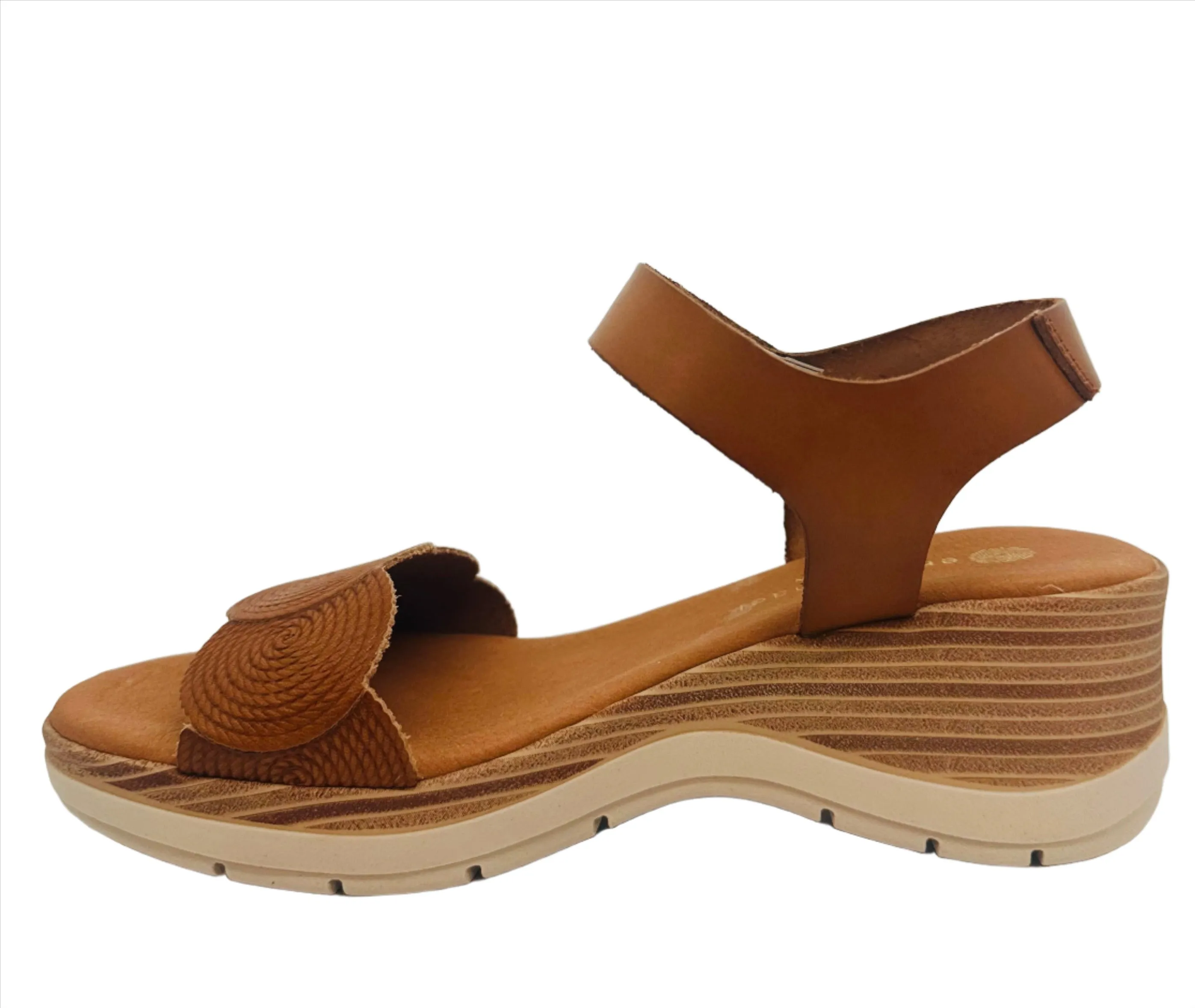 Sandals Casual Comfort Eric Michael by Laurevan Women's Honey Sandal - Tan