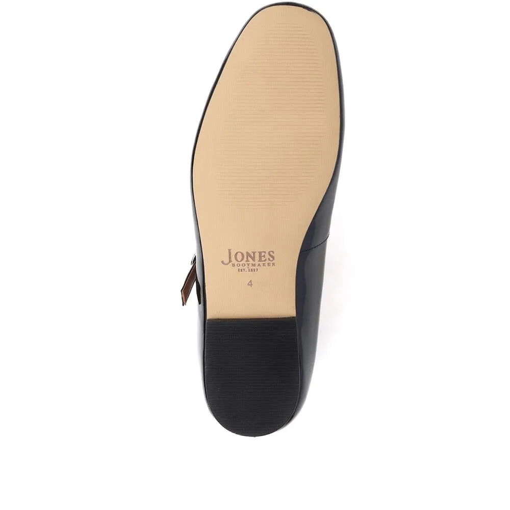 Wide Feet Flat Shoes Sonnet Mary Janes  - SONNET / 325 143 - Black Patent