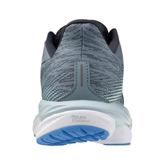 Shoe For Flat Feet Men's - Mizuno Wave Inspire 21 - Tradewinds/NeoMint (WIDE)