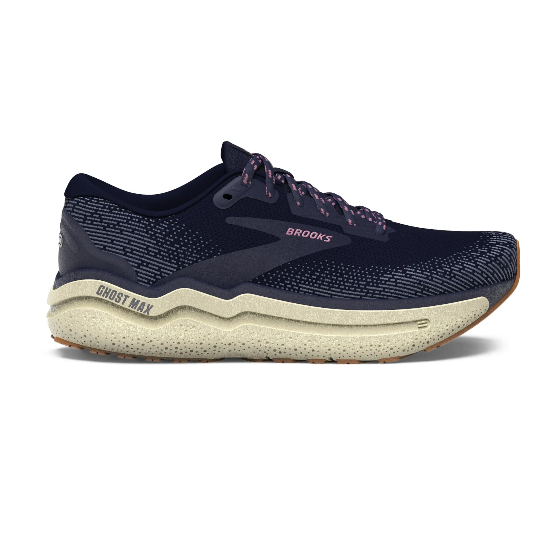 Women's Brooks Ghost Max 2 (Peacoat/Orchid/Coconut Milk) Running Shoes For Pronation Runners