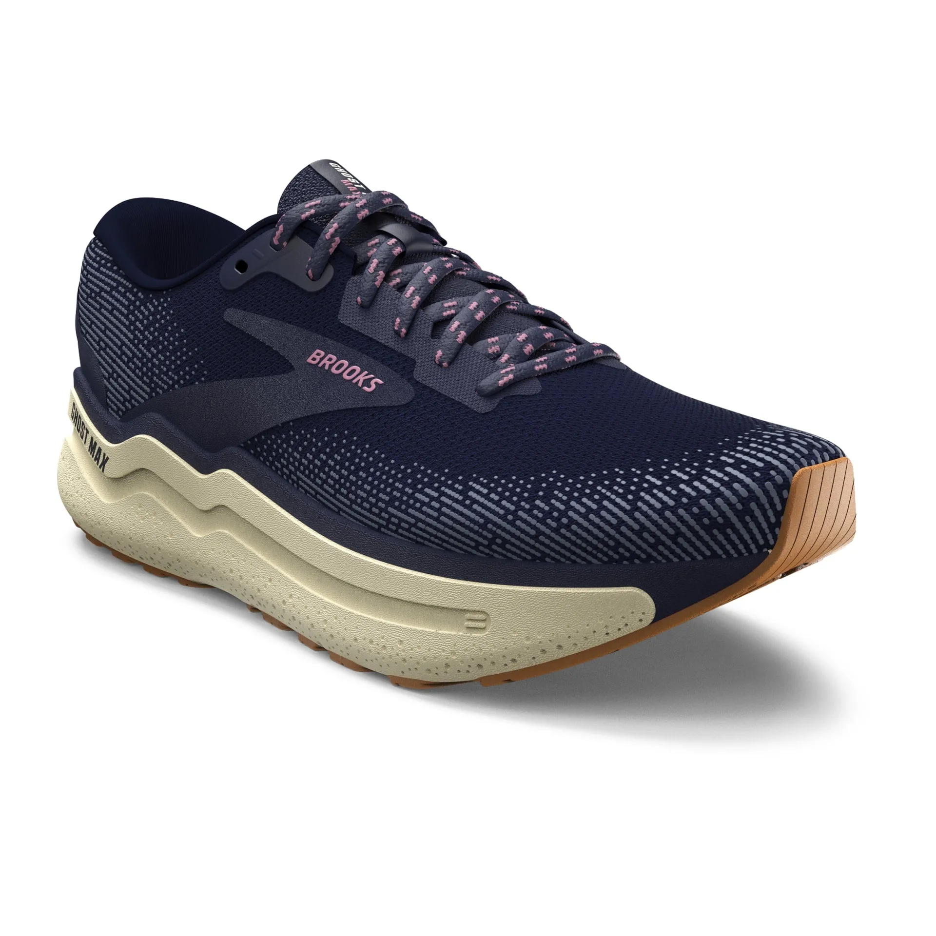 Waterproof Trail Running Shoe Women's Brooks Ghost Max 2 (Peacoat/Orchid/Coconut Milk)