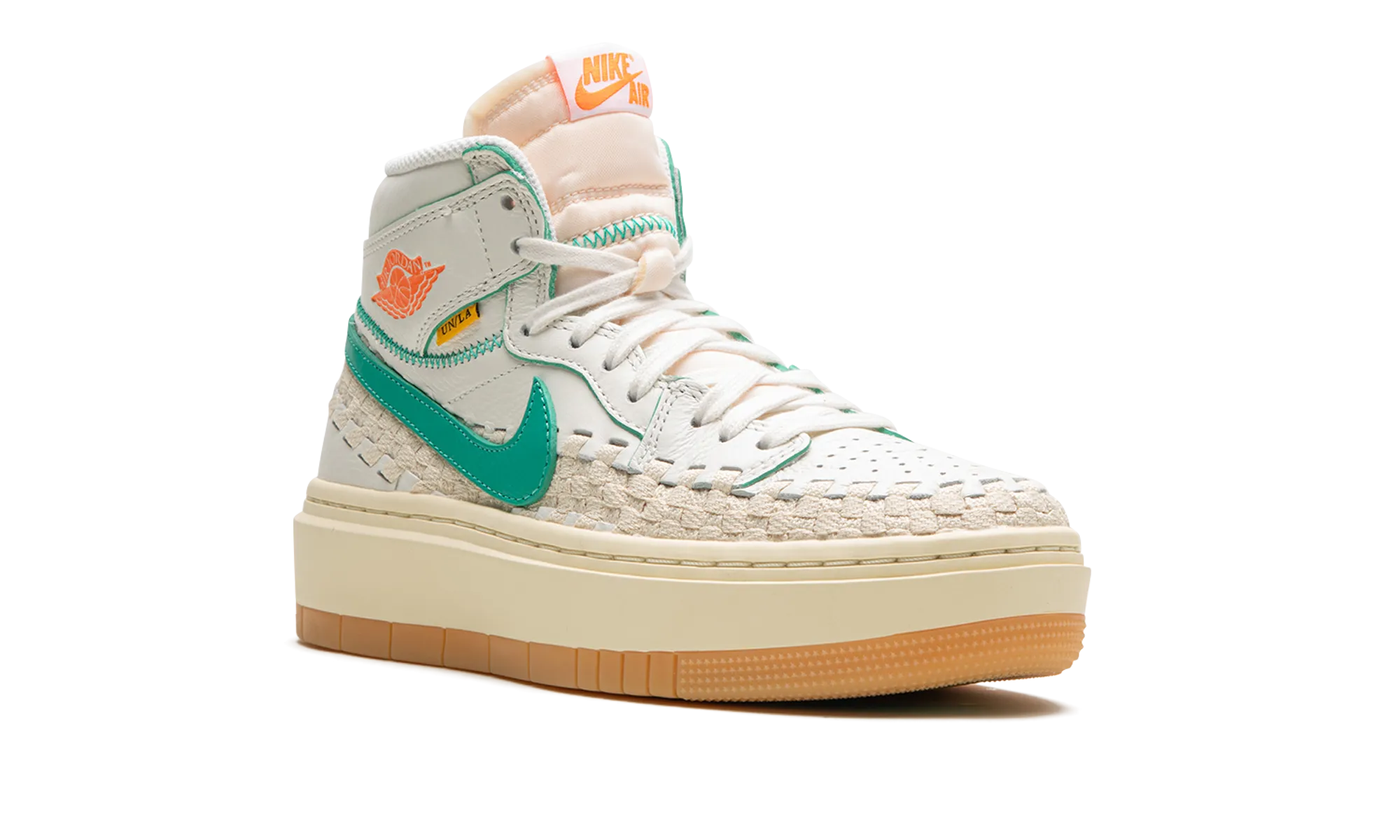 Nike Adults Streetgato Indoor Soccer Shoes AIR JORDAN 1 HIGH ELEVATE WMNS "Union x Bephies Beauty Supply"