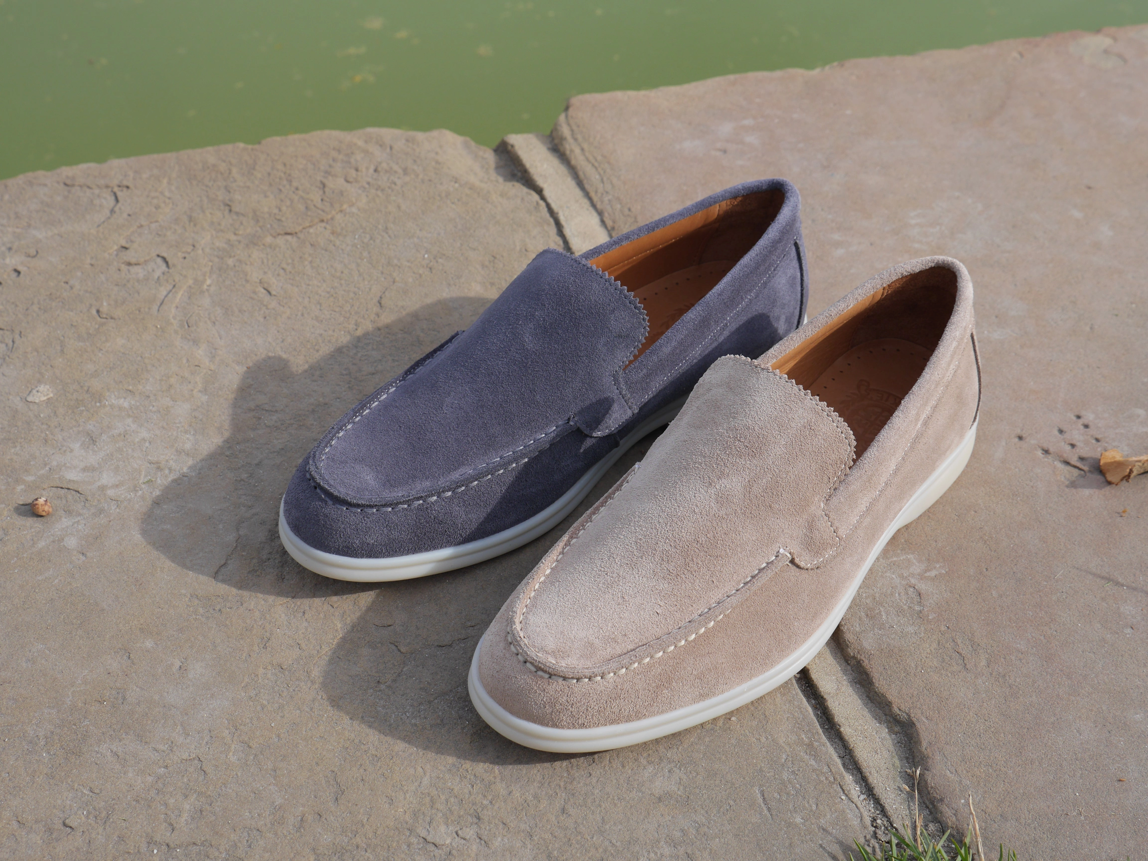 6398 - Suggero Leather Loafers Women