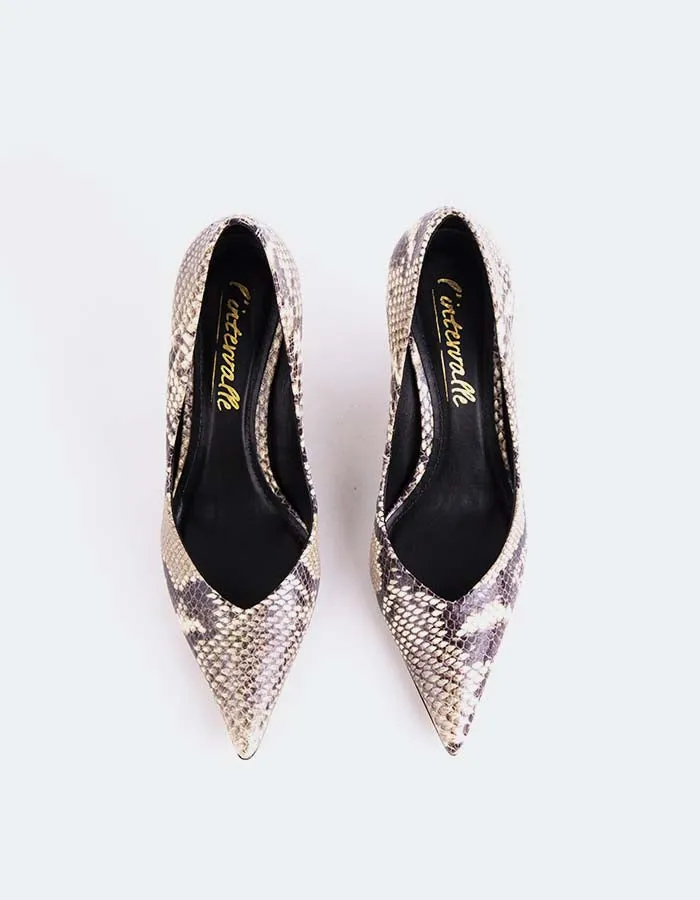 Kressy Natural Snake Cowboy Boots