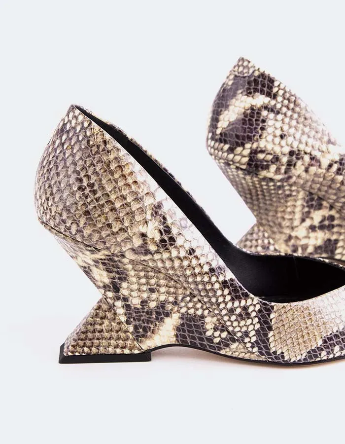 High Heels Lockable Kressy Natural Snake