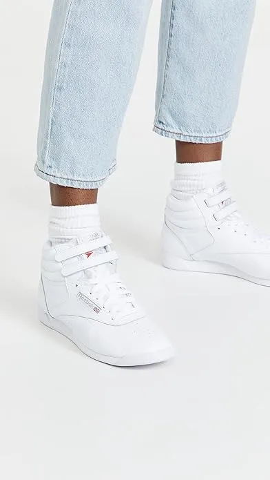 Reebok Women's Freestyle Hi High Top Sneaker Dexter Basketball Shoes