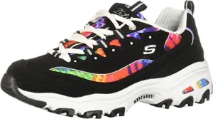 Get Grip Back On Basketball Shoes Skechers Women's D'Lites Summer Fiesta Sneaker